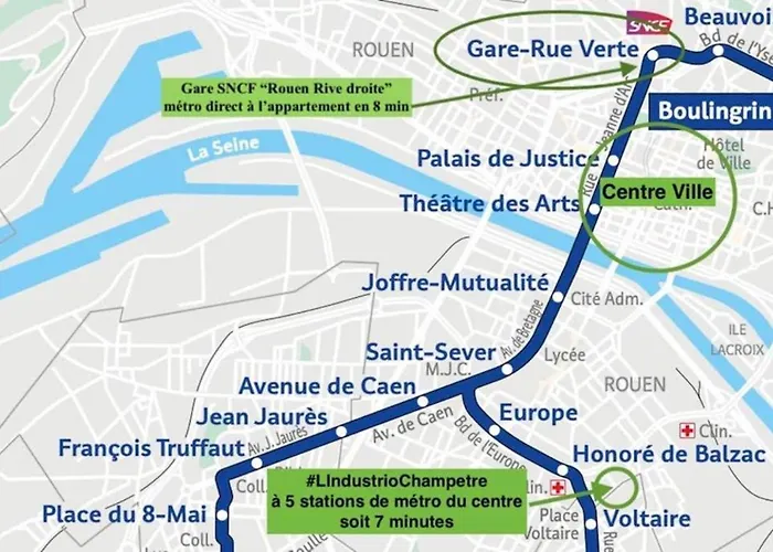 #LIndustrioChampetre Free Parking, Bien Situé, Spacieux, Proche Clinique