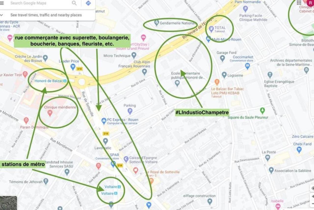 #lindustriochampetre Free Parking, Bien Situé, Spacieux, Proche Clinique Ruan